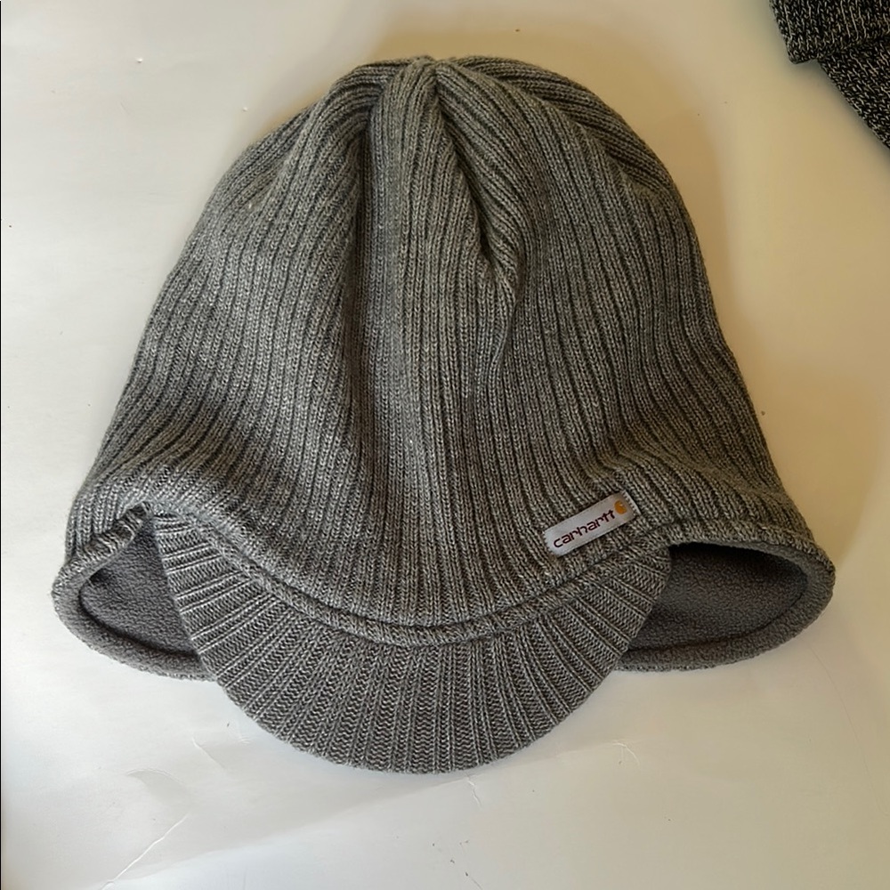 Carhartt Charcoal Ribbed Beanie